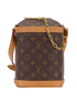 Milk Box, &pound;1,200, Handbags, Brown, Canvas, Front view
